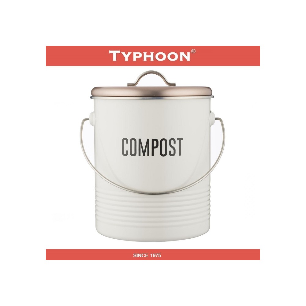 Банка Compost для кухонных отходов, серия Vintage Copper, TYPHOON