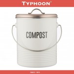 Банка Compost для кухонных отходов, серия Vintage Copper, TYPHOON
