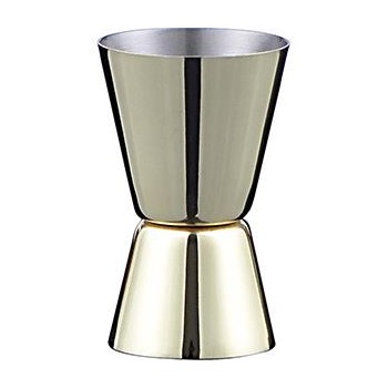 Джиггер, 20/40, цвет золотой, сталь нержавеющая, серия UNI Gold