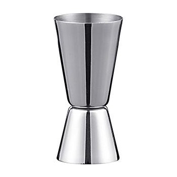 Джиггер, 25/50, цвет стальной, сталь нержавеющая, серия UNI Steel