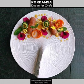 Блюдо-тарелка ARBRE сервировочная, D 28 см, PORDAMSA