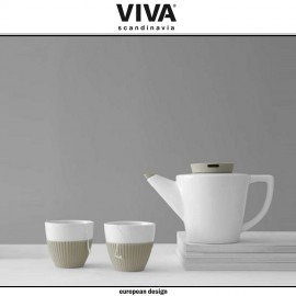 Заварочный чайник Infusion со съемным фильтром, 0.5 литра, белый-серый, VIVA Scandinavia