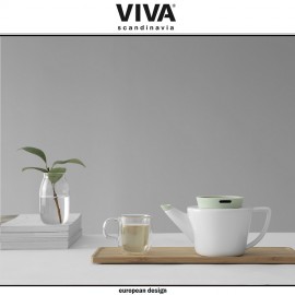 Заварочный чайник Infusion со съемным фильтром, 0.5 литра, белый-хаки, VIVA Scandinavia