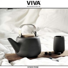 Заварочный чайник Nicola со съемным фильтром, 1.2 литра, темный, VIVA Scandinavia