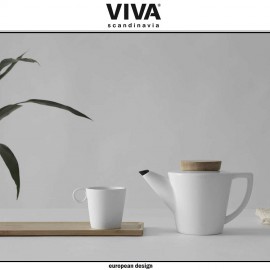 Заварочный чайник Infusion со съемным фильтром, 0.5 литра, белый-хаки, VIVA Scandinavia