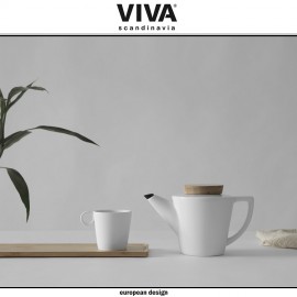 Заварочный чайник Infusion со съемным фильтром, 1 литр, белый, VIVA Scandinavia