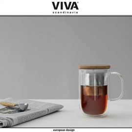 Заварочная термокружка Minima со съемным фильтром, 500 мл, прозрачный, VIVA Scandinavia