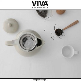 Заварочный чайник Jaimi со съемным фильтром, 1 литр, бежевый, VIVA Scandinavia