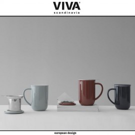 Заварочная кружка Minima EVA со съемным фильтром, 380 мл, бордовый, VIVA Scandinavia