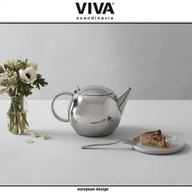 Заварочный чайник Lucas с ситечком, 1.1 литра, сталь нержавеющая, VIVA Scandinavia