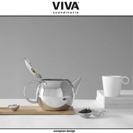 Заварочный чайник Lucas с ситечком, 1.1 литра, сталь нержавеющая, VIVA Scandinavia