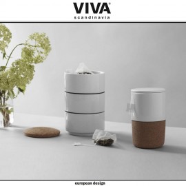 Банка Cortica для хранения чая, 3 отделения, VIVA Scandinavia