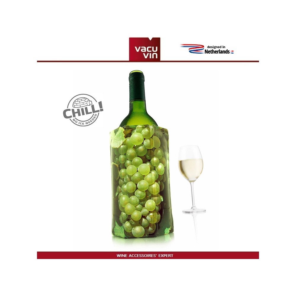 Охладительная рубашка White Grapes для вина, Vacu Vin