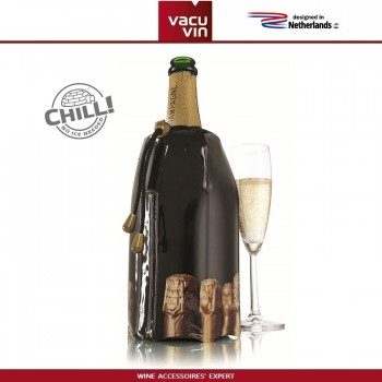 Кулер- рубашка Champagne для шампанского, игристых вин, Vacu Vin