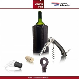 Набор винных аксессуаров STARTER, 4 предмета, Vacu Vin Набор винных аксессуаров STARTER, 4 предмета, Vacu Vin