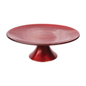 Подставка для торта, D 32 см, H 12 см, хрустальное стекло, серия Red, Vetreria Lux