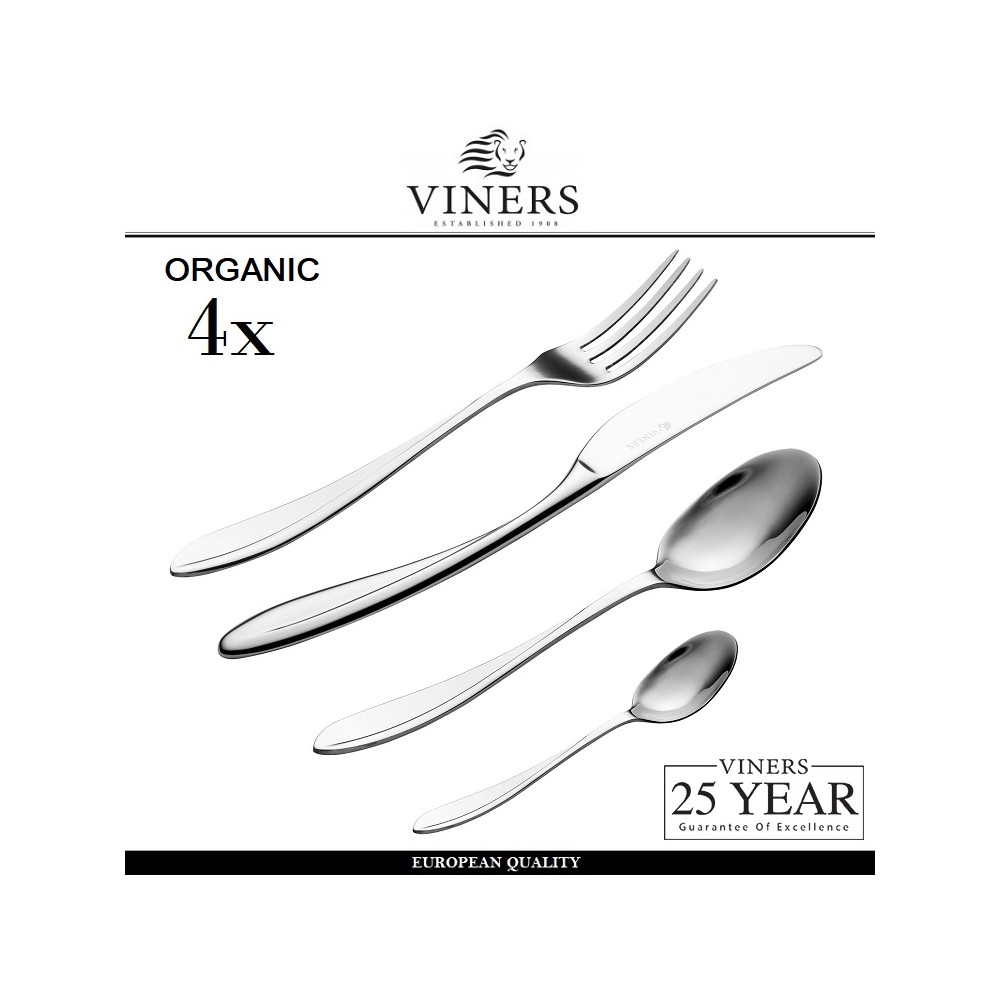 Набор столовых приборов Organic, 16 предметов на 4 персоны, Viners