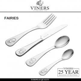 Набор детских столовых приборов Fairies, 4 предмета, Viners