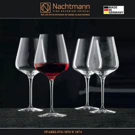 Набор бокалов VINOVA для вин Burgundy, 840 мл, 4 шт, бессвинцовый хрусталь, Nachtmann