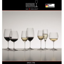 Набор бокалов "PAY 6 GET 8" для красных и белых вин, 8 шт, машинная выдувка, VERITAS, RIEDEL