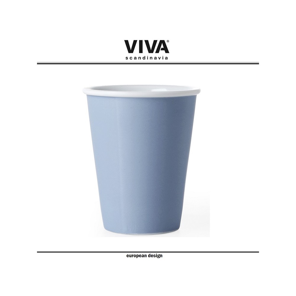 Стакан Anytime Laura фарфоровый голубой, 200 мл, VIVA Scandinavia