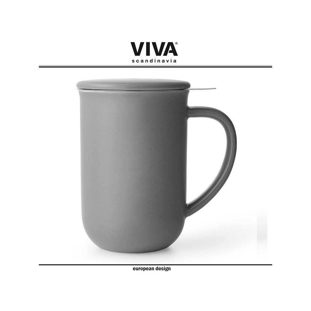 Заварочная кружка Minima со съемным фильтром, 500 мл, серый, VIVA Scandinavia