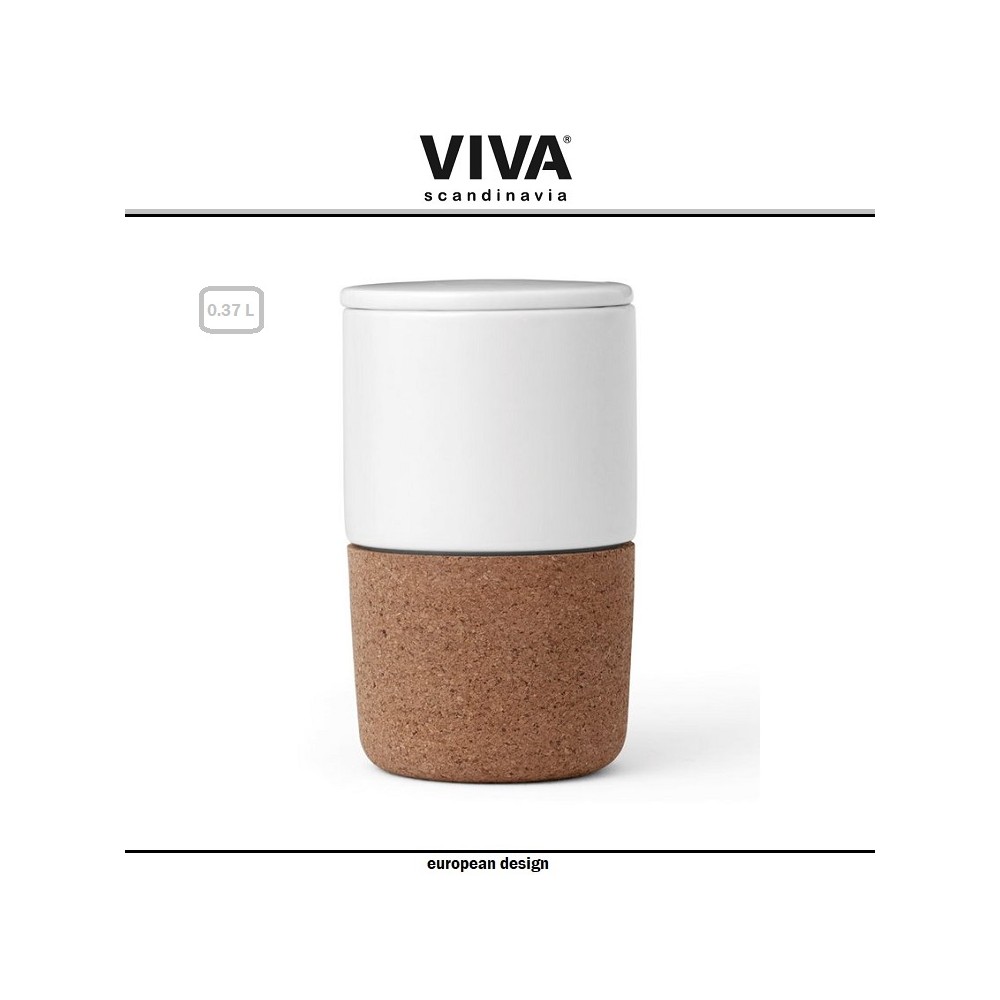 Кружка Cortica с крышкой для заваривания пакетированного чая, 370 мл, VIVA Scandinavia
