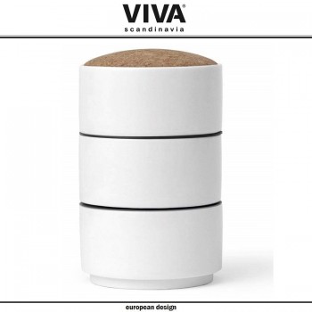 Банка Cortica для хранения чая, 3 отделения, VIVA Scandinavia