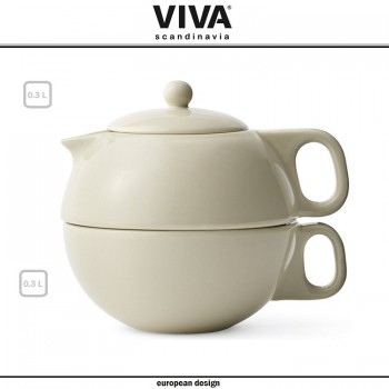 Заварочный комплект Jaimi на 1 персону, 2 х 300 ml, бежевый, VIVA Scandinavia