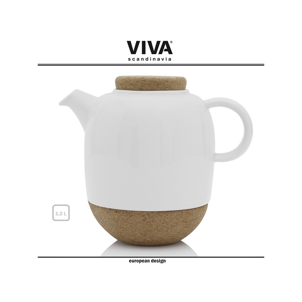 Заварочный чайник Lauren со съемным ситечком, 1.2 литра, VIVA Scandinavia