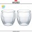 Набор бокалов PRINCE с двойными стенками для горячего и холодного, 2 шт по 250 мл, серия Hot-Cold, WALMER