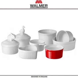 Емкость "Классик" для запекания, D 9 см, красный, серия Рамекин, WALMER