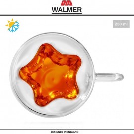 Термокружка STAR, 230 мл, термостойкое стекло, WALMER