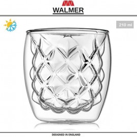 Термобокал ANANAS, 210 мл, термостойкое стекло, WALMER Premium