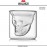 Термобокал SKULL, 80 мл, термостойкое стекло, WALMER Premium