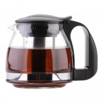 Заварочный чайник со стальным фильтром, 1,25 л, боросиликатное стекло, серия Aster, WALMER