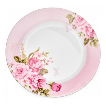 Тарелка обеденная, D 27 см, серия Mirabella Pink, Walmer