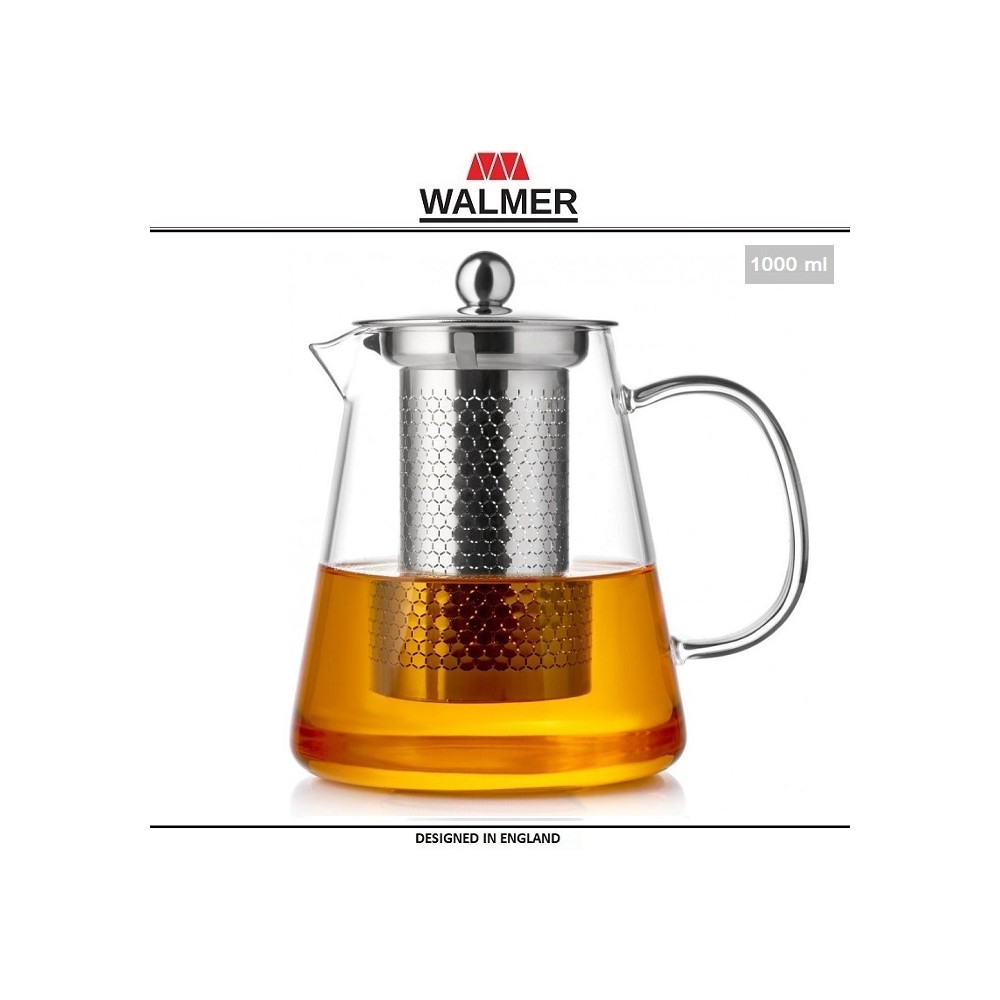 Заварочный чайник Sapphire с фильтром, 1000 мл, WALMER