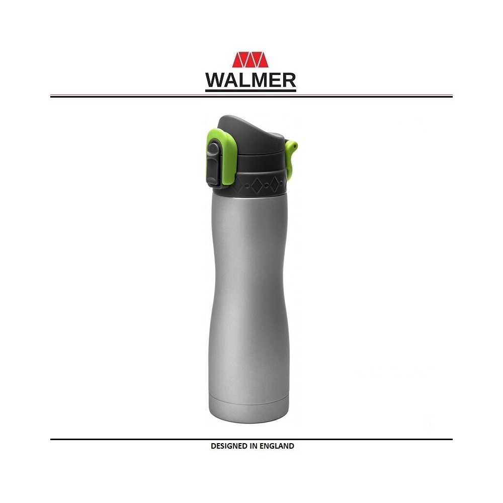 Бутылка-термос SILVER, 500 мл, стальной, WALMER