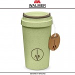Дорожная термокружка ECO CUP, 400 мл, зеленый, WALMER