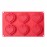 Силиконовая форма Sweet Hearts (сладкие сердца), 6 ячеек, серия Silicone Joy, WALMER