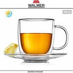 Пара чайная (кофейная) Wonder с двойными стенками, 250 мл, WALMER
