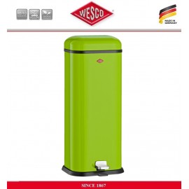 Бак для мусора SUPERBOY с внутренним ведром, 20 литров, цвет зеленый, сталь, Wesco