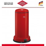 Бак для мусора BASEBOY с внутренним съемным ведром, 20 литров, цвет красный, сталь, Wesco