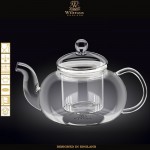 Заварочный чайник Thermo Glass с фильтром, V 1200 мл, термостойкое стекло, Wilmax, Англия
