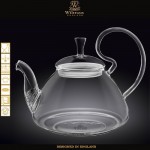 Заварочный чайник Thermo Glass с фильтром-пружинкой, V 1200 мл, термостойкое стекло, Wilmax, Англия