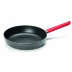 Сковорода глубокая индукционная Just Cook, D 28 см, литой алюминий, антипригарное покрытие, красный, WOLL