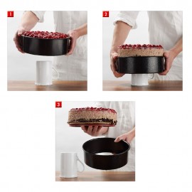 Антипригарная форма для пирога с выталкивающимся дном, D 20 см, WOLL