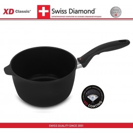 Антипригарный ковш XD 6720c, 2.8 литра, D 20 см, алмазное покрытие XD Classic, Swiss Diamond