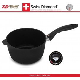 Антипригарный ковш Induction XD 6720ic, 2.8 литра, D 20 см, алмазное покрытие XD Classic, Swiss Diamond